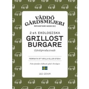 Väddö Grillostburgare 160g Väddö Gårdsmejeri.