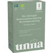 Modersmjölksersättning eko 0m 600g Unna.