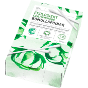 Bomullspinnar 200-p ICA Hjärtat EKO.