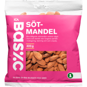 Sötmandel 400g ICA Basic.