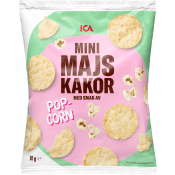 Minimajskakor popcorn 50g ICA.