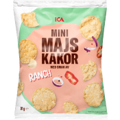 Minimajskakor Ranch 50g ICA.