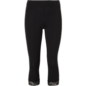 Capritights med spets Svart XXXL ICA I love eco.