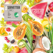 Servett 33cm Tropiska frukter.