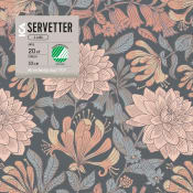 Servett 33cm Dahlia ICA.