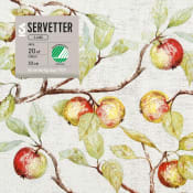 Servett 33cm Äppel ICA.