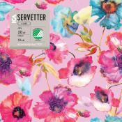 Servett 33cm pastell.
