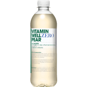 Vitamindryck Zero Pear 50cl Vitamin Well.