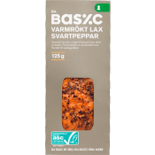 Lax Färsk Varmrökt Peppar 125g ICA Basic.