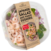 Japansk Sallad med Räkor och Sushiris 360g Vidinge.