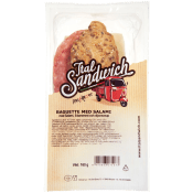 Fullkornsbaguette med Salami och Ost 160g Italsandwich.