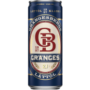 Öl Lättöl ljus lager 2.1% 33cl Grängesberg.