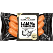 Grillkorv Lamm och Parmesan 300g Härryda Karlsson.