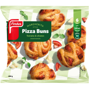 Pizzabullar med tomat och ost 480g Findus.