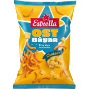 Ostbågar Cheddar Extra Stora 210g Estrella.