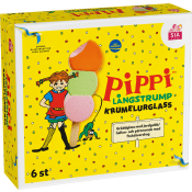Glass Pippi krumelurglass 6-p SIA Glass.
