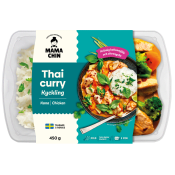 Färdigmat Thai Röd Curry Kyckling 450g Mama Chin.
