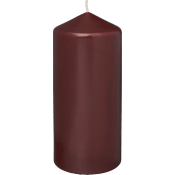 Blockljus vinröd 15cm.