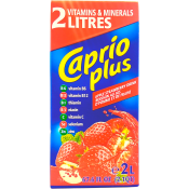 Dryck Med Smak Av Äpple & Jordgubbar 2000ml Caprio Plus.