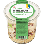 Minisallad med Bulgur Kyckling & Salladsost 230g ICA.