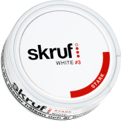 Portionssnus Vit Stark 21,6g Skruf.