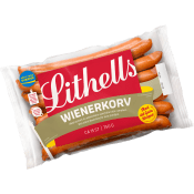 Wienerkorv 15-pack 66% Kötthalt 750g Lithells.