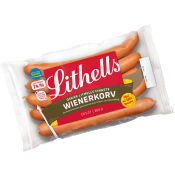 Wienerkorv 5-pack 74% Kötthalt 300g Lithells.