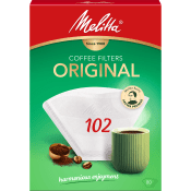 Kaffefilter Original Vit 102 80-p Miljömärkt Melitta.