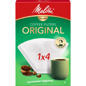 Kaffefilter Orginal Vit 1x4 80-p Miljömärkt Melitta.