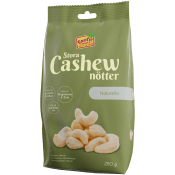 Cashewnötter Naturella Stora 250g Exotic Snacks.
