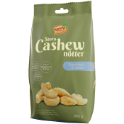 Cashewnötter stora naturella Sourcream och Onion 250g Exotic Snacks.