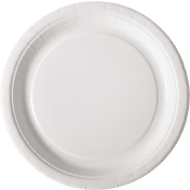 Papperstallrikar Engångs White 50st Duni.