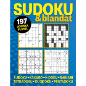 Sudoku & blandat : 165 logiska pussel med sudoku, kakuro, k-duko, bainari,.
