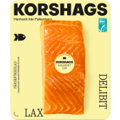 Laxfilé Färsk Kallrökt bit 300g Miljömärkt Korshags.