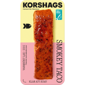 Laxfilé Färsk Varmrökt Smokey Taco 125g Korshags.