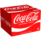 Läsk 33cl 6-p Coca-Cola.