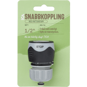 Snabbkoppling med vattenstopp ICA Garden.