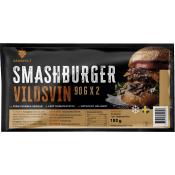 Smashburger vildsvin 180g Svenskt Gårdsvilt.