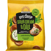 Rågchips Sourcream & Dill 150g Surdeg Linkosuo.