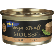 Kattmat Mousse Nöt 85g Mjau Noga Utvalt.