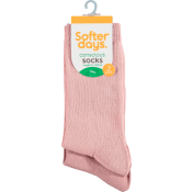 Strumpor Organic Cotton Pink 34/36 2-p Softer Days.