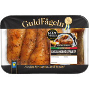 Kycklingbröstfilé Jalapeño BBQ ca 950g Guldfågeln.