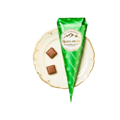 Chokladkola Tycker Om Dig Grön 80g Åre Chokladfabrik.