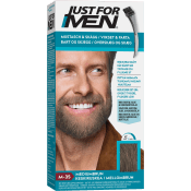 Mustasch & skäggfärg Medium brun 1-p Just for men.