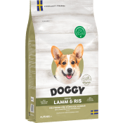 Hundmat Lamm & Ris 4.75kg Doggy.