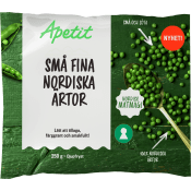 Små fina nordiska ärtor 250g Apetit.