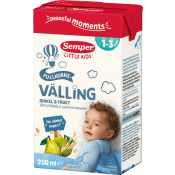 Fullkornsvälling dinkel & frukt drf 1år 250ml Semper.