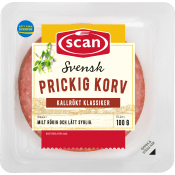 Prickig korv 100g Scan.