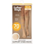 Knästrumpa Support 70den 37-40 1p beige Softer Days.