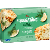 Fiskgratäng med dillsås Fryst 600g ICA.
